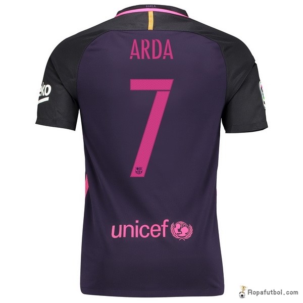 Camiseta Barcelona Replica Segunda Ropa Arda 2016/17 Purpura